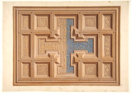 Design for the decoration of a ceiling MET DP811809