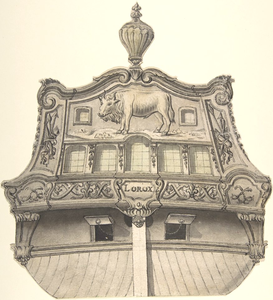 Design for Stern of the Boat "Lorox" MET DP808798