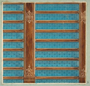 Design for the decoration of a beamed ceiling MET DP811812