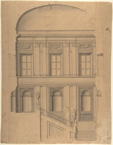 Design for the Elevation of a Palace Interior MET DP803627