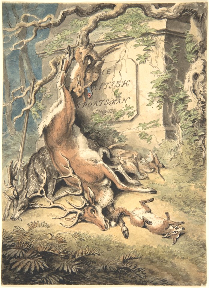 Design for the Frontspiece of The British Sportsman MET DP804447