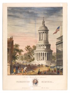 Design for the Washington Memorial, New York MET DP375101