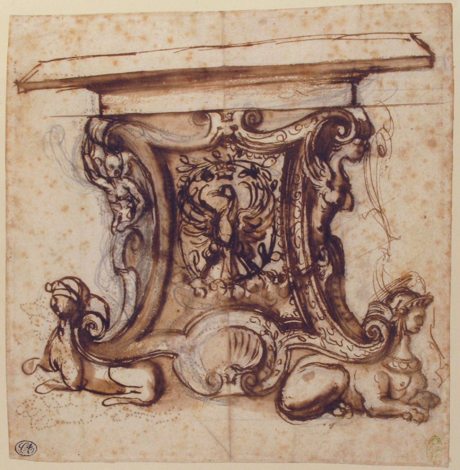 Design for the End Pier of a Table MET 1971.513.94