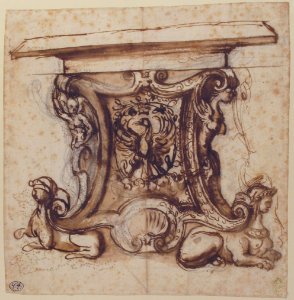 Design for the End Pier of a Table MET 1971.513.94
