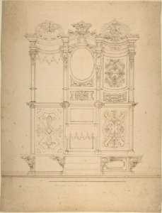 Design for the Ornamentation of a Wall or a Private Altar MET DP803488