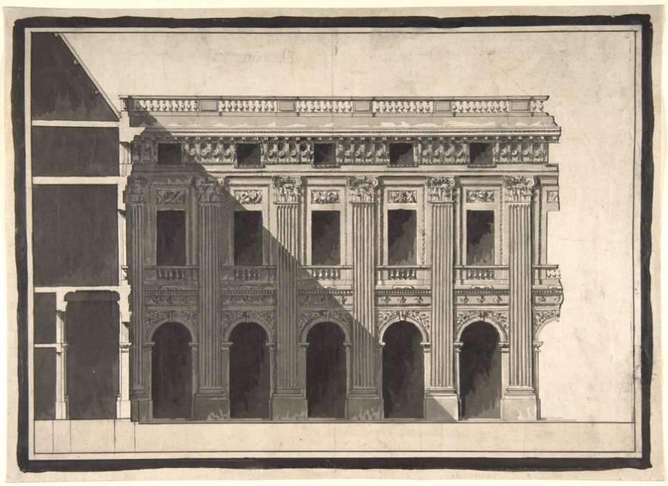 Design for the Garden Façade of the Palais Royal MET DP800030