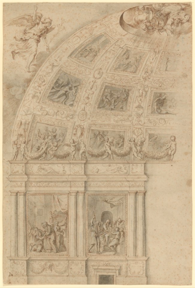 Design for the Decoration of the Semi-Dome of a Church Apse. MET DP213787