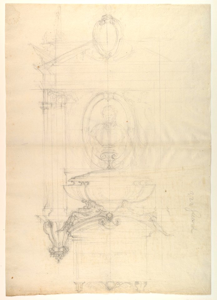 Design for the Tomb of Christophe de Thou (d. 1582) MET DP819039