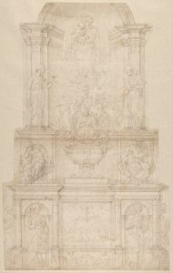 Design for the Tomb of Pope Julius II della Rovere MET DP832948