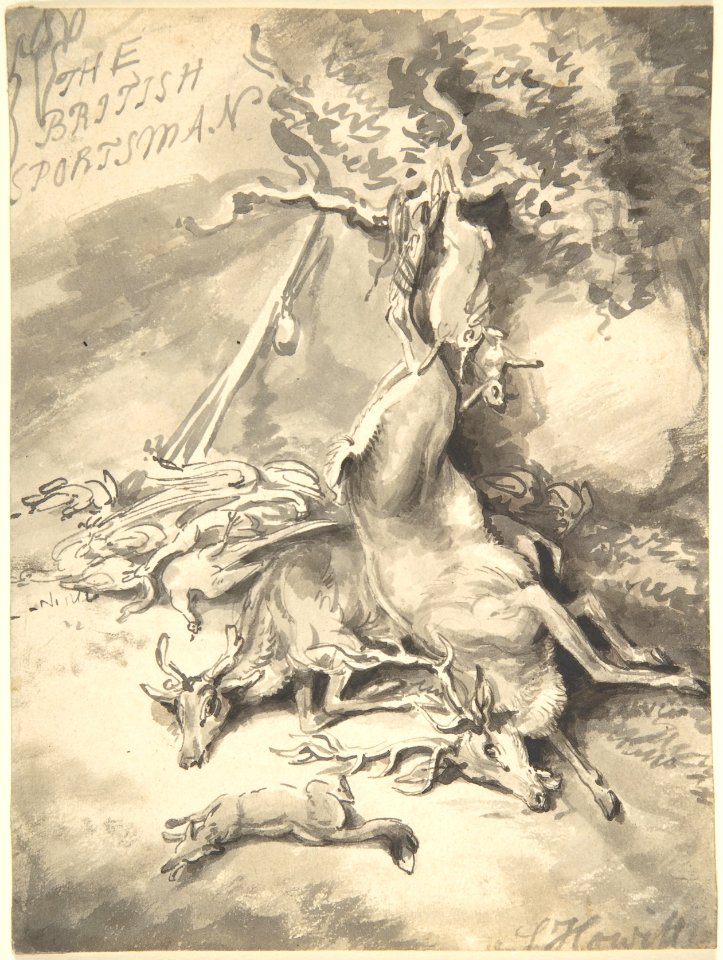 Design for the Frontspiece of The British Sportsman MET DP804446