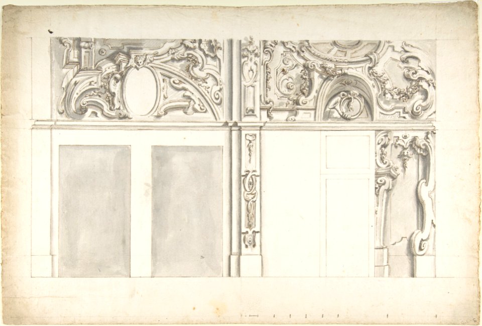 Design for the Elevation of a Wall Interior MET DP803476