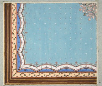 Design for the painted decoration of a ceiling MET DP811207