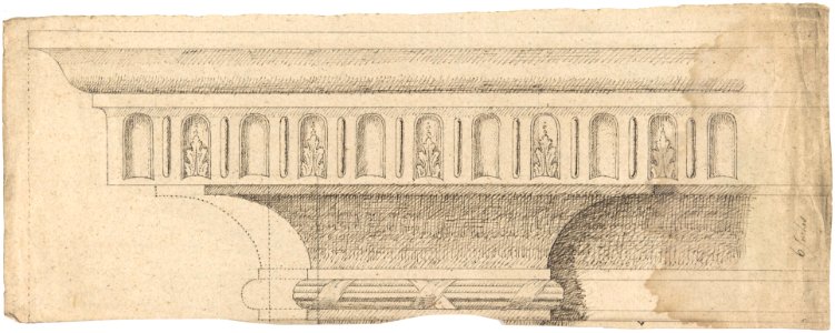 Design for the Upper Part of an Entablature MET DP806351