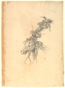 Design for the Headdress of a Horse Crowned by a Small Dragon MET DP824420
