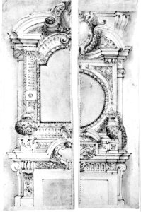 Design for the left half of a chimneypiece MET 271682