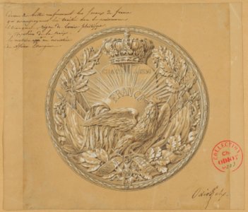 Design for the Medal to Commemorate the Charter of 1830 MET DP842170