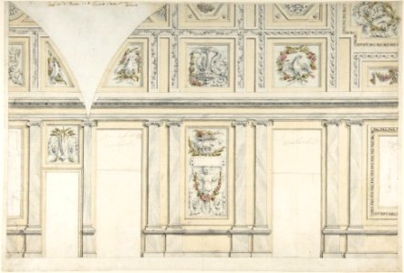 Design for the Interior of a Gallery of a Palace MET DP801439