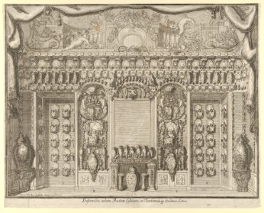 Design for the Porcelein Cabinet at the Charlottenburg Palace, other side MET DP836263