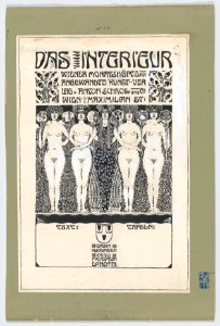 Design for the title page of “Das Interieur” MET DP864084