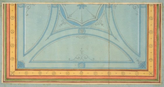 Design for the painted decoration of a ceiling MET DP811206