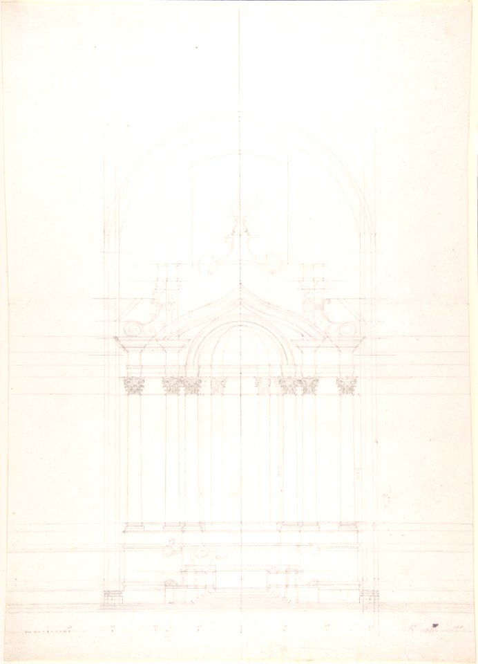 Design for the high altar of the Gesù Nuovo, Naples MET DP801611