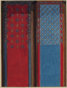 Design for the painted decoration of panels MET 67.827.196