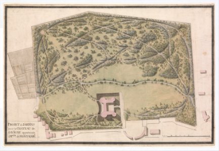 Design for the Gardens of the Château de Savigny-lès-Beaune MET DP337815