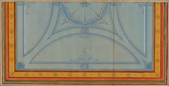 Design for the painted decoration of a ceiling MET 67.827.177