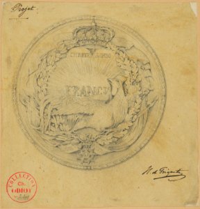 Design for the Medal to Commemorate the Charter of 1830 MET DP842169