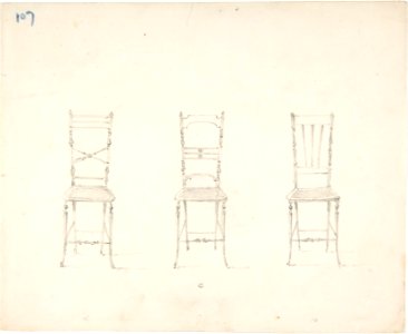 Design for Three Slender Chairs MET DP807147