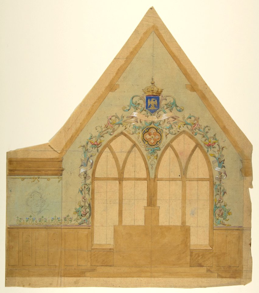 Design for an Altar Chapel, Farnborough, England MET DP811099