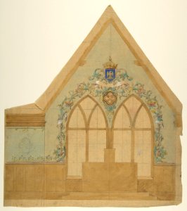 Design for an Altar Chapel, Farnborough, England MET DP811099