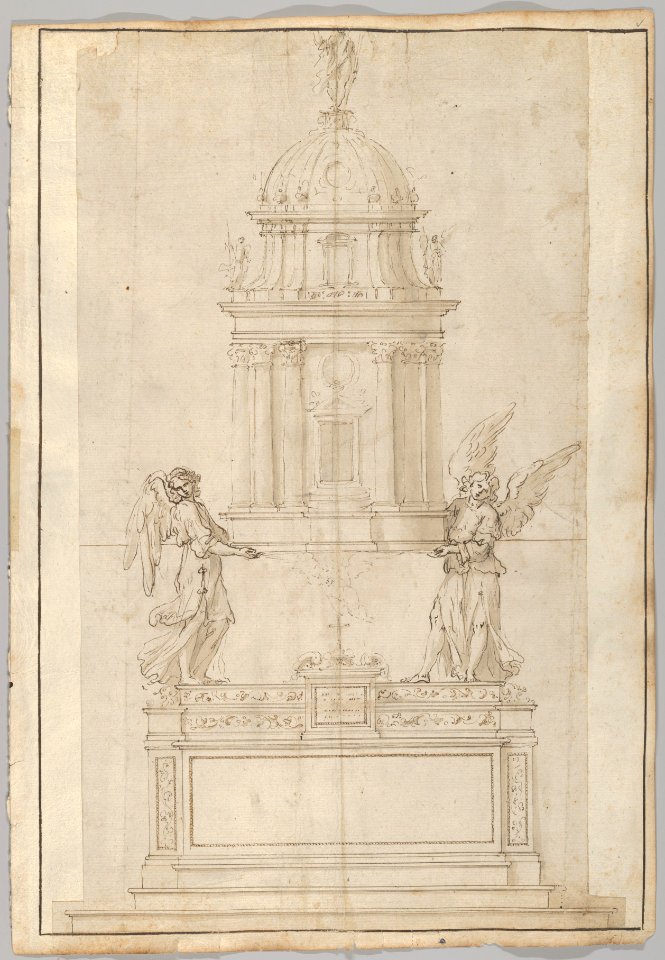 Design for the Tabernacle of the Sistine Chapel in the Santa Maria Maggiore in Rome MET DP836561