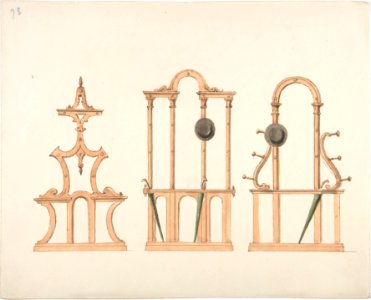 Design for Three Hat and Umbrella Stands MET DP807264