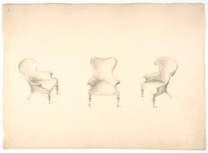 Design for Three Low Uphostered Arm Chairs MET DP807177