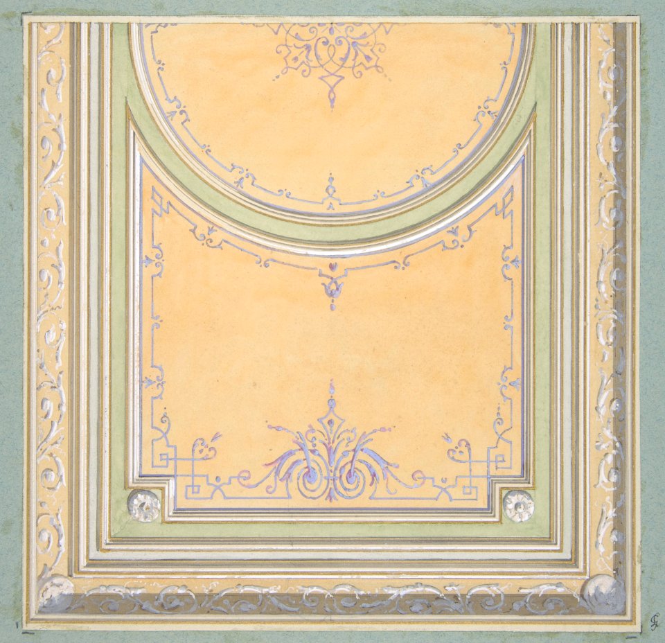 Design for the painted decoration of a ceiling MET DP811309