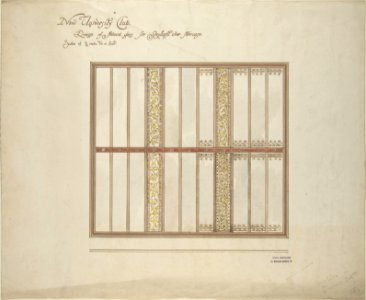 Design for Skylight, New University Club MET DP801074