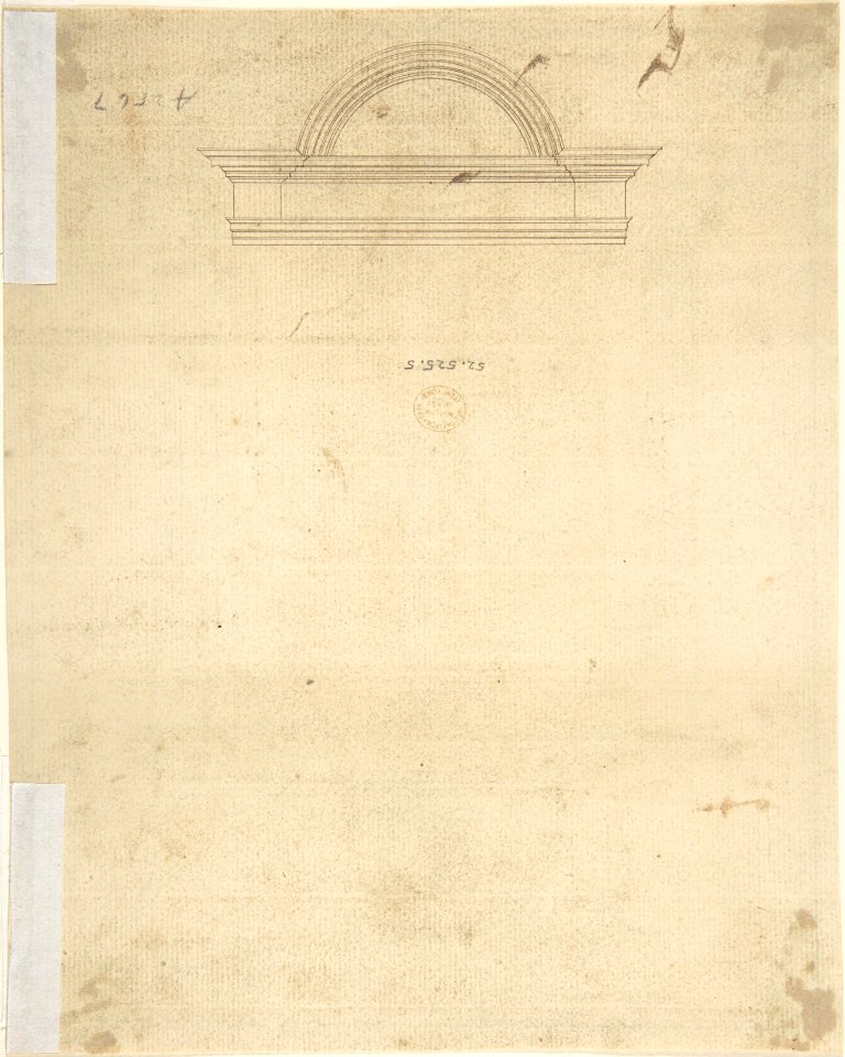 Design for a doorway for a chapel MET DP806250