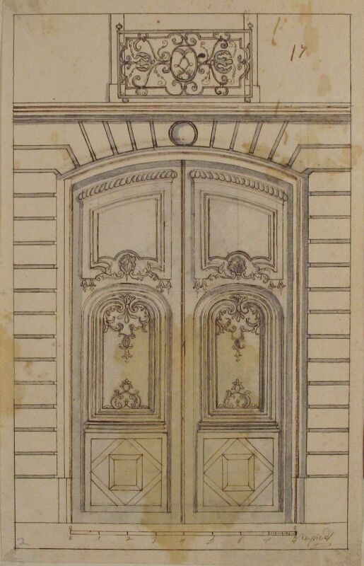 Design for a Doorway to a Rusticated Palace MET 1970.736.63