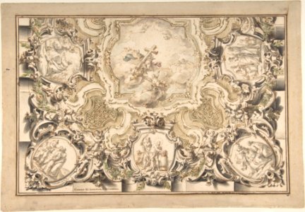 Design for a Church Ceiling MET DP801599