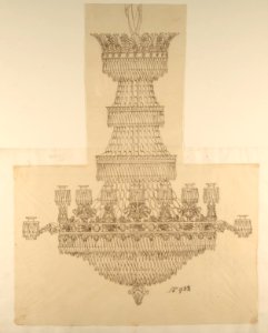 Design for a Crystal Chandelier MET DP809381