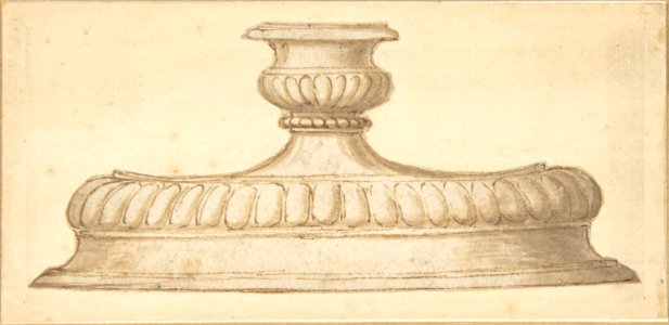 Design for a Decorated Base of a Candlestick Holder MET DP803144
