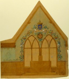 Design for an Altar Chapel, Farnborough, England MET 67.827.18