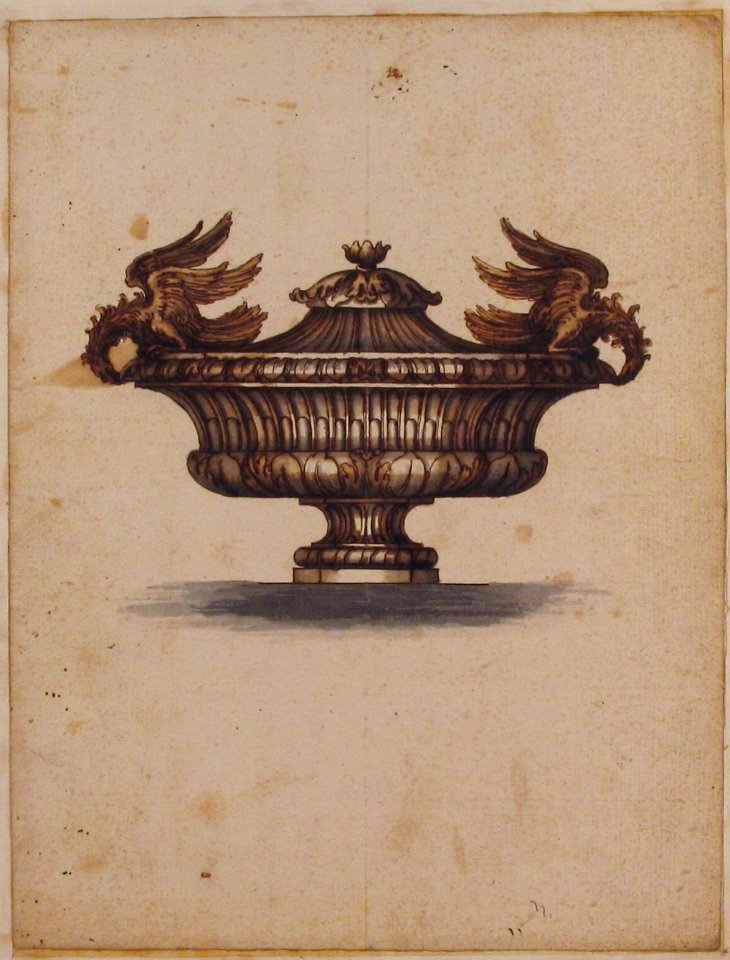 Design for a Covered Urn with Two Eagles MET 53.532.4