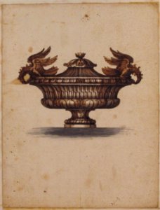 Design for a Covered Urn with Two Eagles MET 53.532.4