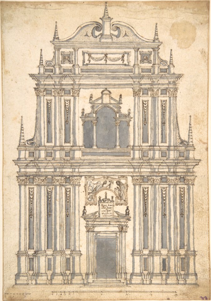 Design for a Church Facade MET DP802580