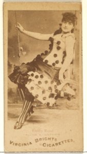 Emily Read, from the Actors and Actresses series (N45, Type 1) for Virginia Brights Cigarettes MET DP829866