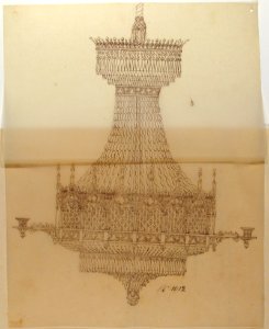 Design for a Crystal Chandelier MET 66.631.77