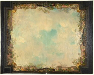 Design for a decorated ceiling in a house on the rue Matignon MET DP811131