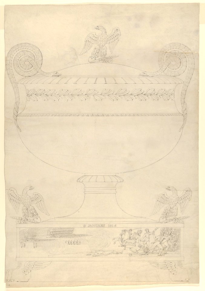 Design for a covered vase MET DP855170